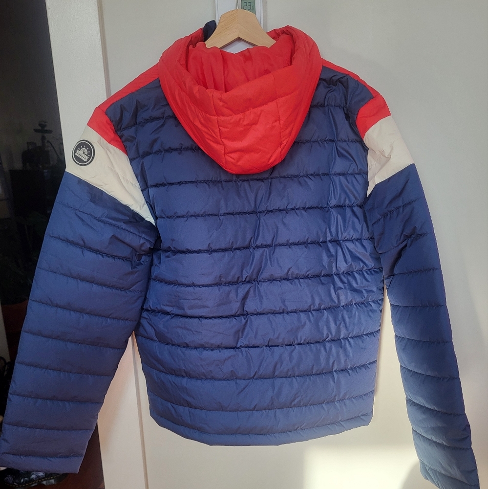 Colorblock Ski Puffer Jacket - Picture 2 of 4
